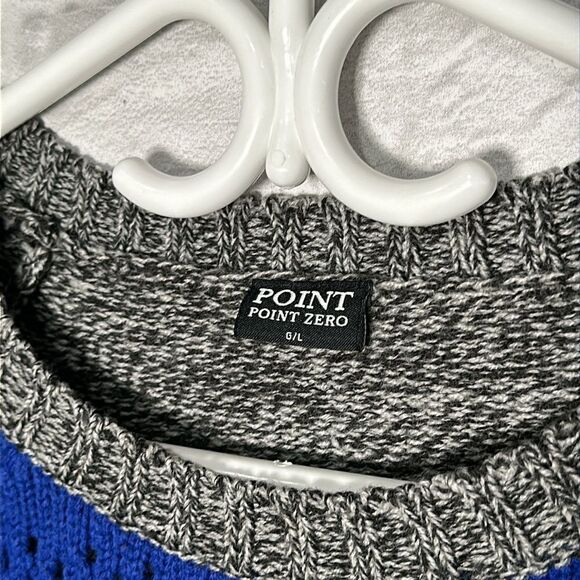 Vintage Point zero knitted sweater sz Large - Picture 4 of 5